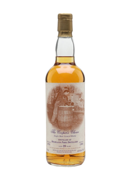 Highland Park 1978 20 Year Old Cooper's Choice Island Single Malt Scotch Whisky | 700ML at CaskCartel.com