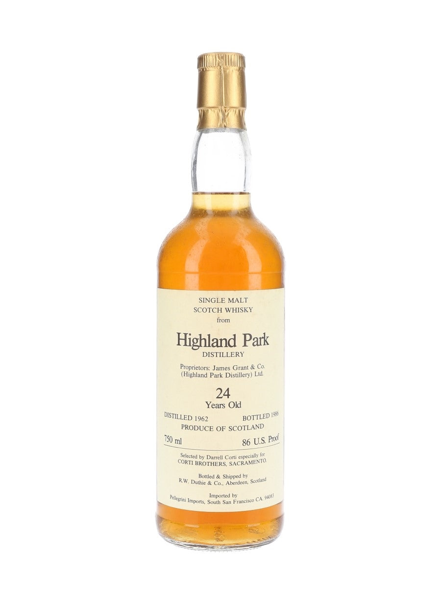 Highland Park 1962 24 Year Old Corti Brothers Island Single Malt Scotch Whisky | 700ML at CaskCartel.com