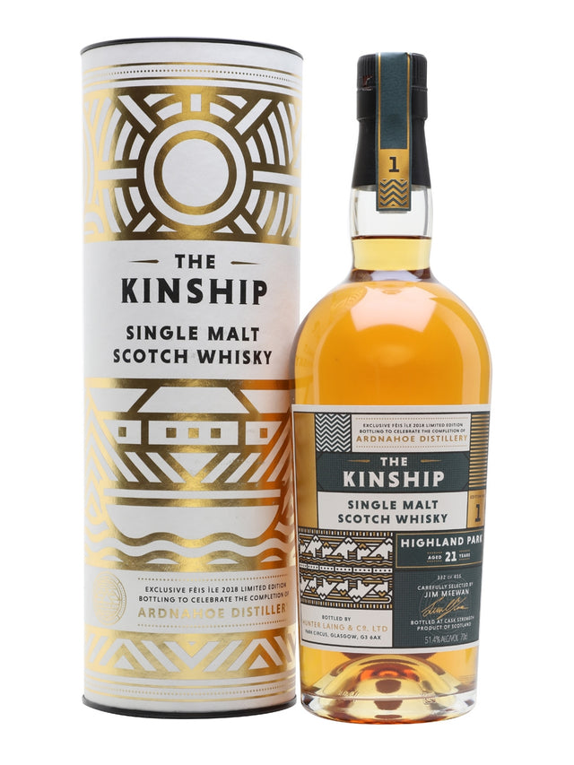 Highland Park 1996 21 Year Old The Kinship Island Single Malt Scotch Whisky - CaskCartel.com