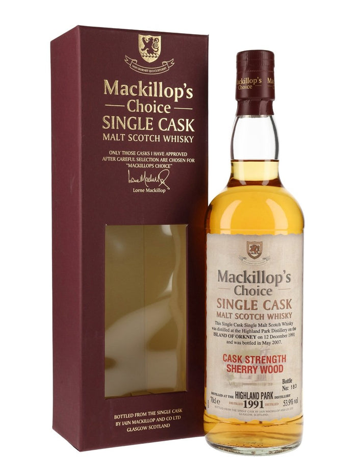 Highland Park 1991 Bot.2007 Sherry Cask Mackillop's Island Single Malt Scotch Whisky | 700ML