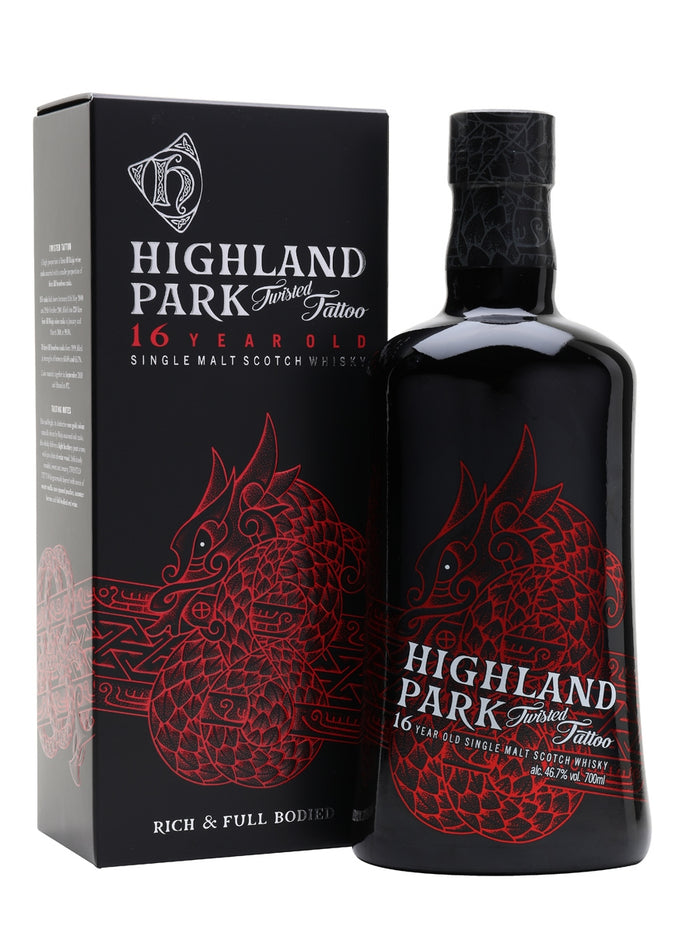 Highland Park 16 Year Old Twisted Tattoo Island Single Malt Scotch Whisky | 700ML