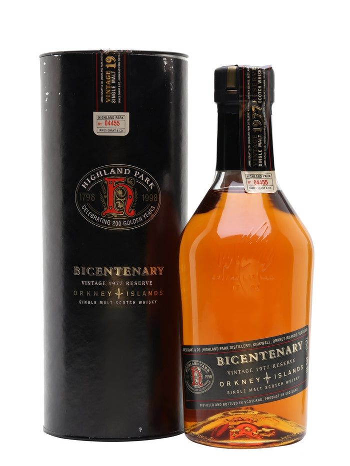 Highland Park 1977 21 Year Old Bicentenary Island Single Malt Scotch Whisky | 700ML