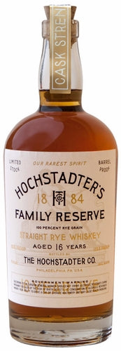 Hochstadter's Family Reserve Straight Rye Whiskey - CaskCartel.com