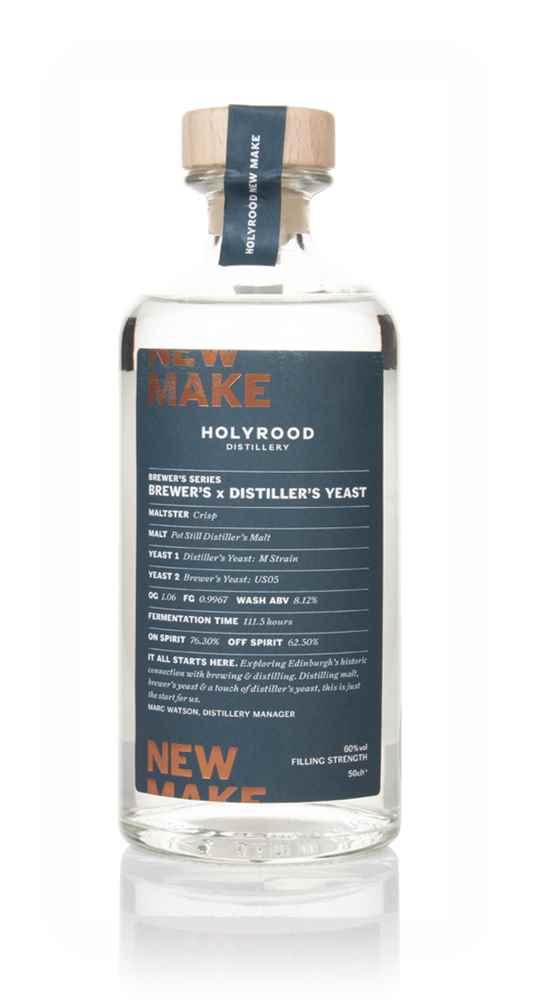 Holyrood New Make - Brewer's X Distiller's Yeast Spirit | 500ML