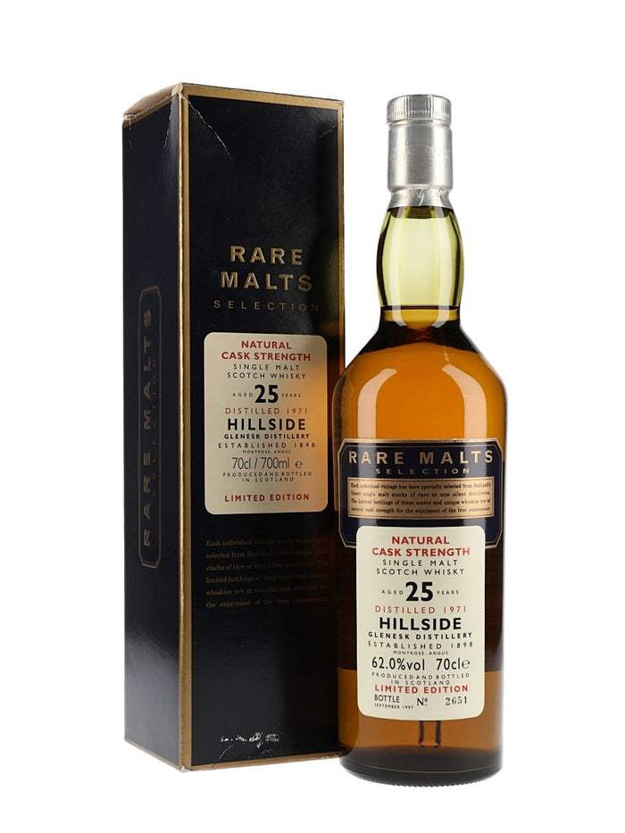 Hillside 1971 25 Year Old Rare Malts Highland Single Malt Scotch Whisky | 700ML