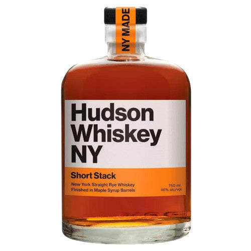 Hudson Whiskey NY "Short Stack" Maple Syrup Barrel Finished Straight Rye Whiskey