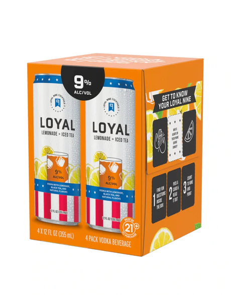 Loyal 9 Lemonade + Iced Tea Cocktails | 4*355ML at CaskCartel.com