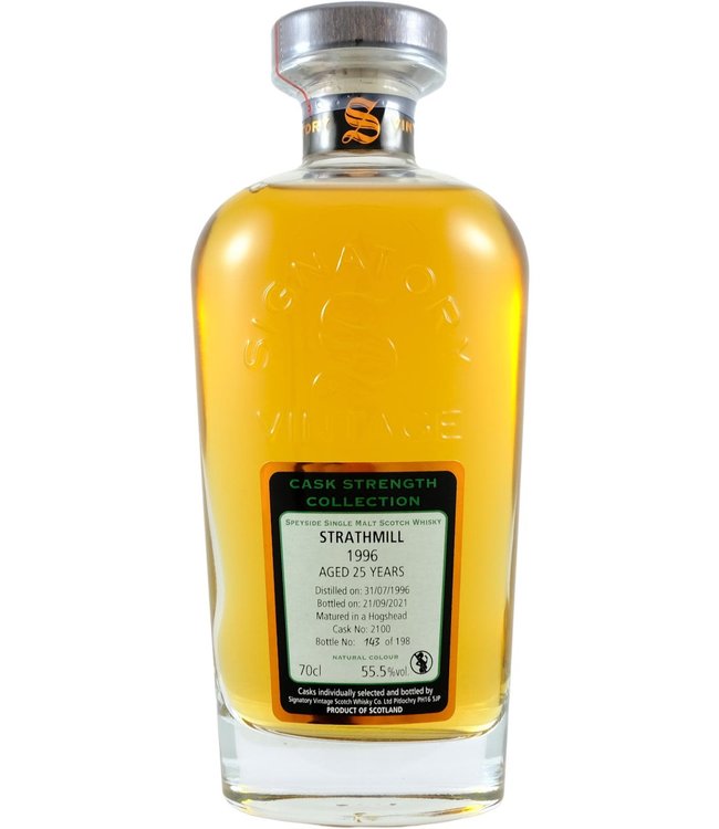 Strathmill 25 Year Old (D.1996, B.2021) Signatory Vintage Scotch Whisky | 700ML