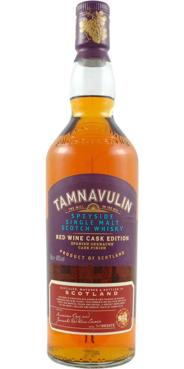 Tamnavulin Red Wine Cask Edition Spanish Grenache Cask Scotch Whisky | 700ML at CaskCartel.com