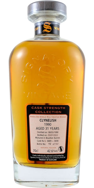 Clynelish 31 Year Old (D.1990, B.2022) Signatory Vintage Scotch Whisky | 700ML at CaskCartel.com