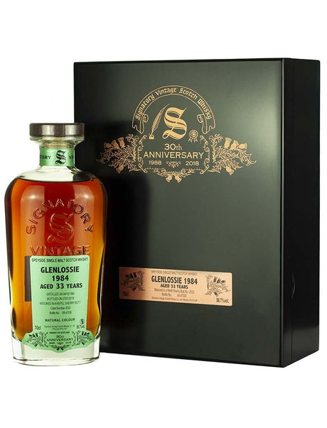 Glenlossie Signatory Vintage 30th Anniversary Single Cask #2533 1984 33 Year Old Whisky | 700ML at CaskCartel.com