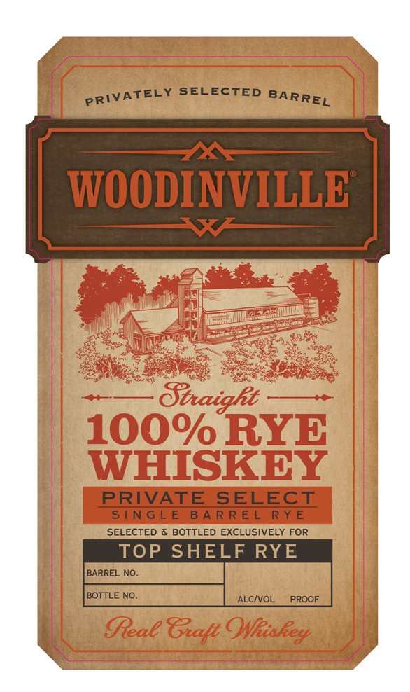 Top Shelf Woodinville Rye Single Barrel Cask Strength Barrel 7930 Whiskey at CaskCartel.com