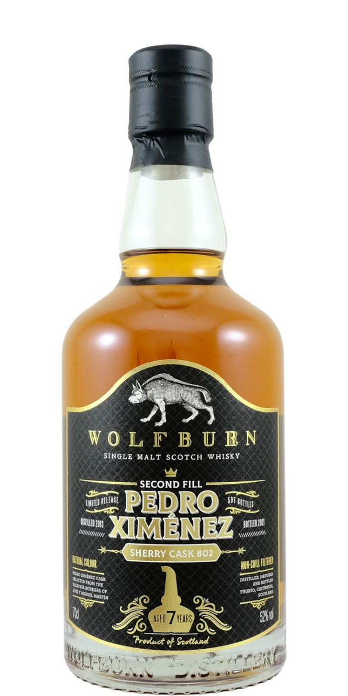 Wolfburn (D.2013, B.2021) PX Sherry Cask # 802 Scotch Whisky | 700ML