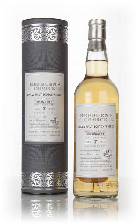 Inchgower 7 Year Old 2008 - Hepburn's Choice (Langside) Scotch Whisky | 700ML at CaskCartel.com
