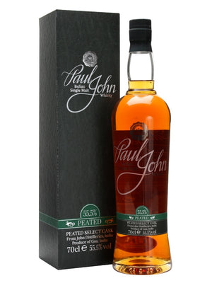 Paul John Peated Select Cask Indian Single Malt Whisky - CaskCartel.com