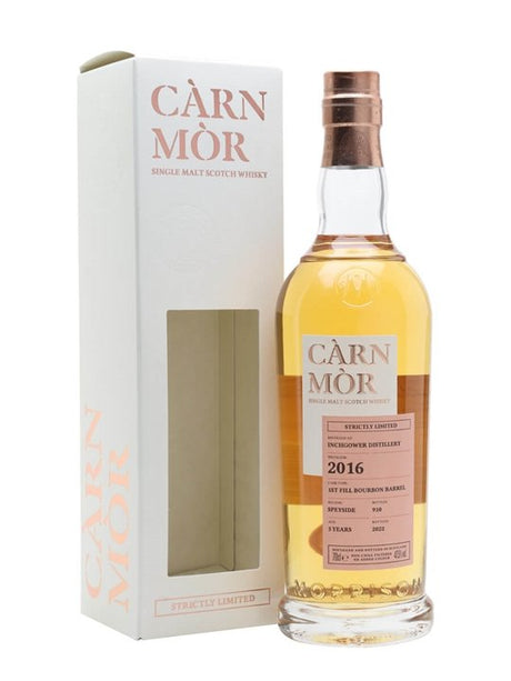Inchgower 2016 5 Year Old Carn Mor Strictly Limited Speyside Single Malt Scotch Whisky at CaskCartel.com