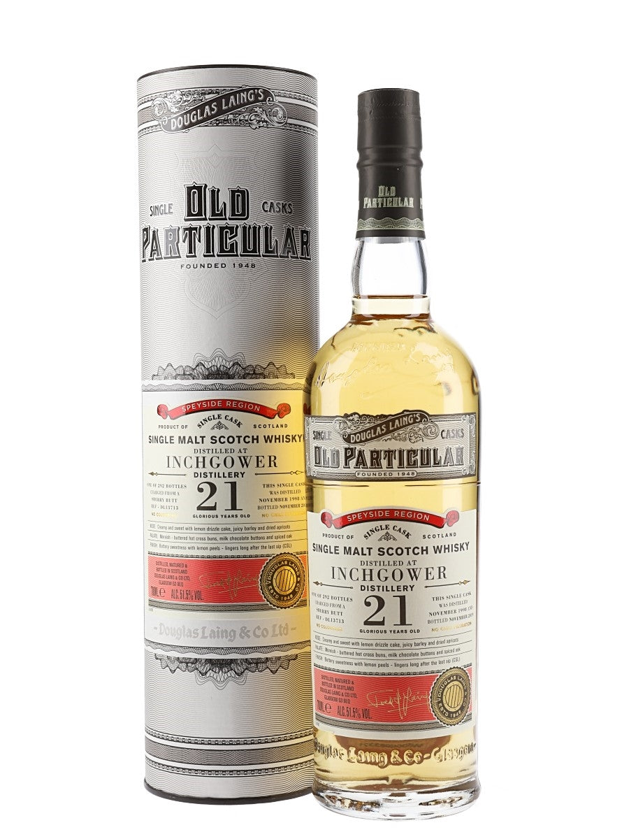 Inchgower 1998 21 Year Old Old Particular Speyside Single Malt Scotch Whisky | 700ML at CaskCartel.com