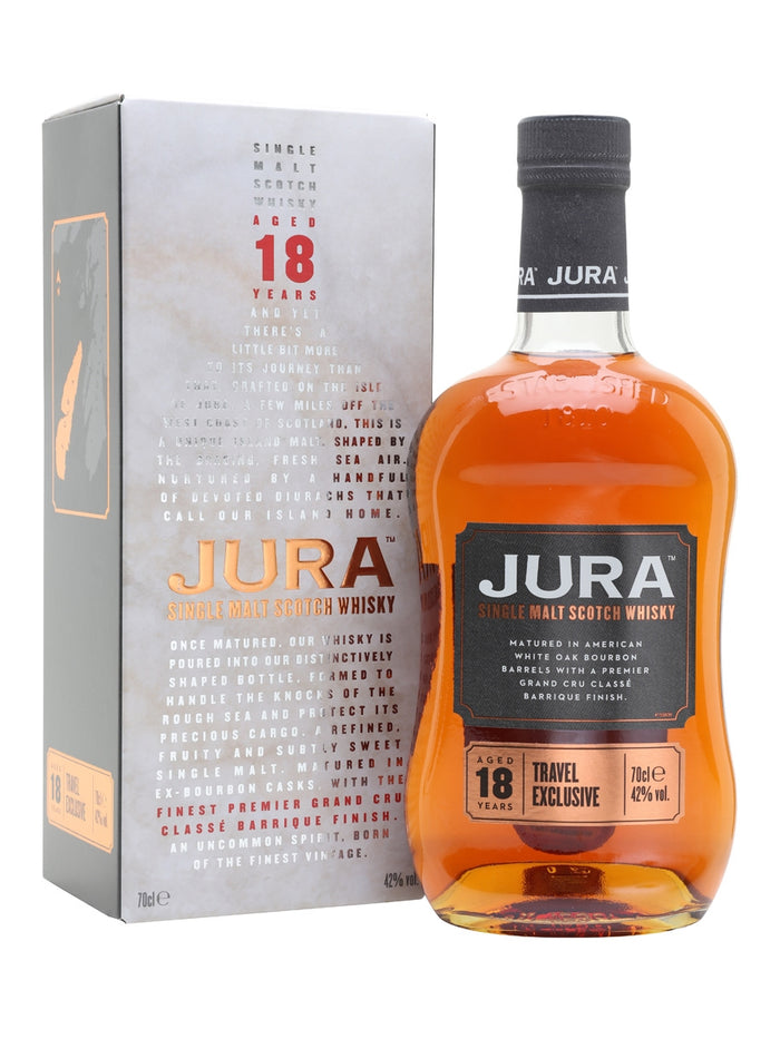 Jura 18 Year Old Bordeaux Cask Island Single Malt Scotch Whisky | 700ML