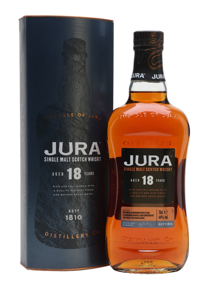 Jura 18 Year Old Red Wine Finish Island Single Malt Scotch Whisky | 700ML