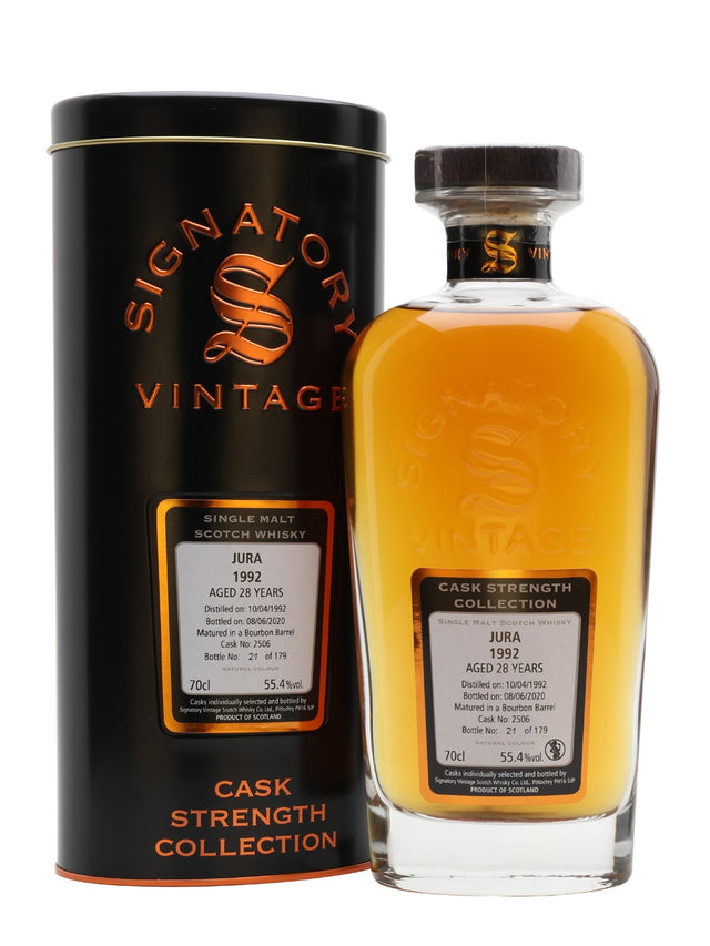Jura 1992 28 Year Old Signatory Island Single Malt Scotch Whisky | 700ML at CaskCartel.com