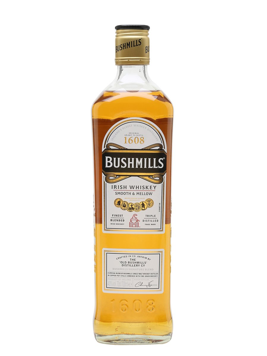 Bushmills Original Triple Distilled Smooth & Mellow Blended Irish Whiskey - CaskCartel.com