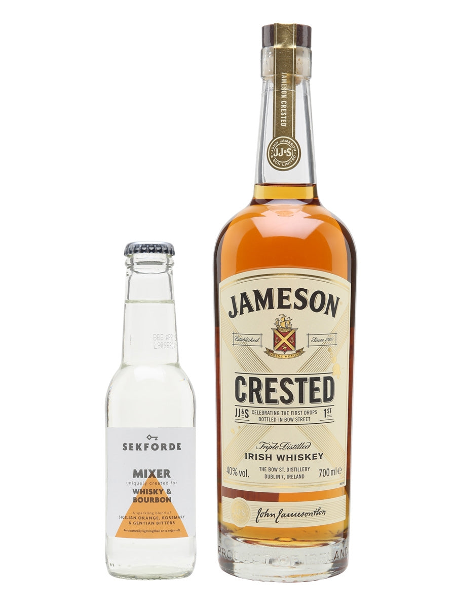 Jameson at Irish 700ML Distilled | Whiskey Crested Triple BUY]