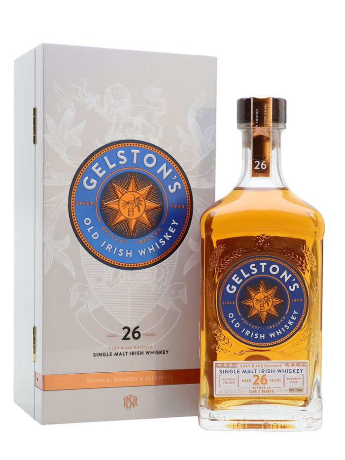 Gelston's 26 Year Old Irish Single Malt Whiskey