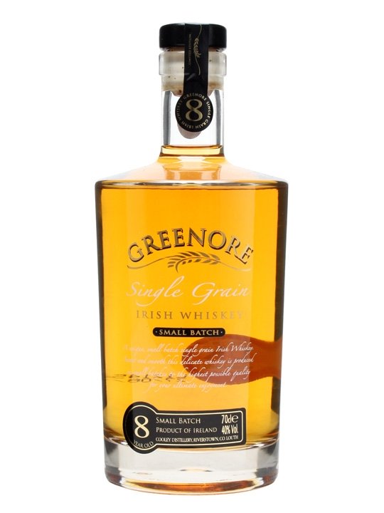 Greenore Single Grain 8 Year Old Irish Whiskey