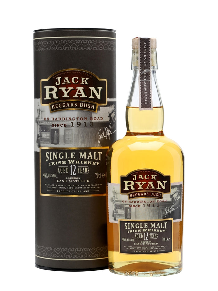 Jack Ryan Beggars Bush 12 Year Old Single Malt Whiskey
