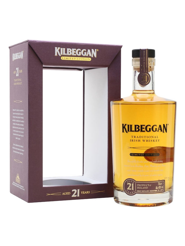 Kilbeggan 21 Year Old Blended Irish Whiskey