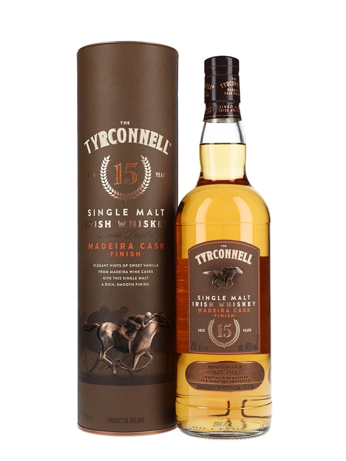 Tyrconnell 15 Year Old Madeira Finish Irish Single Malt Whiskey