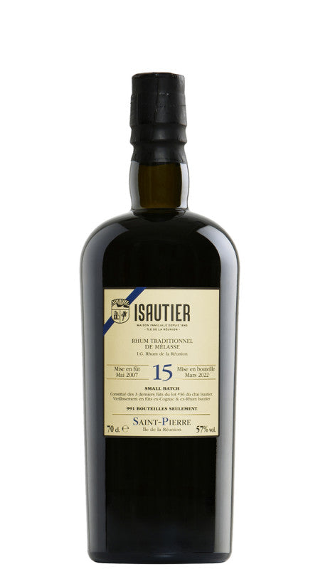 Isautier 15 Year Old Small Batch Traditional Rum  | 700ML