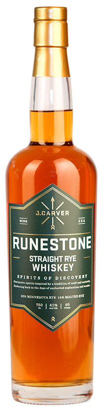 J Carver Runestone Rye Whiskey