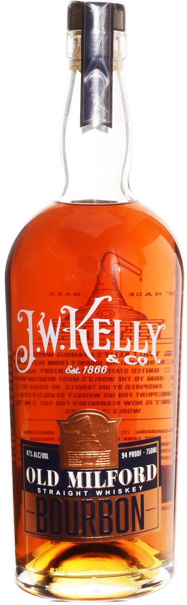 J.W. Kelly Old Milford Single Barrel Select Straight Bourbon Whiskey