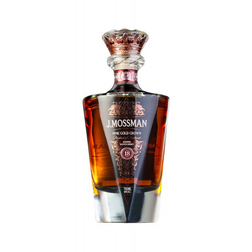 J. Mossman 18 Year Old Pink Gold Crown Blended Scotch Whisky at CaskCartel.com