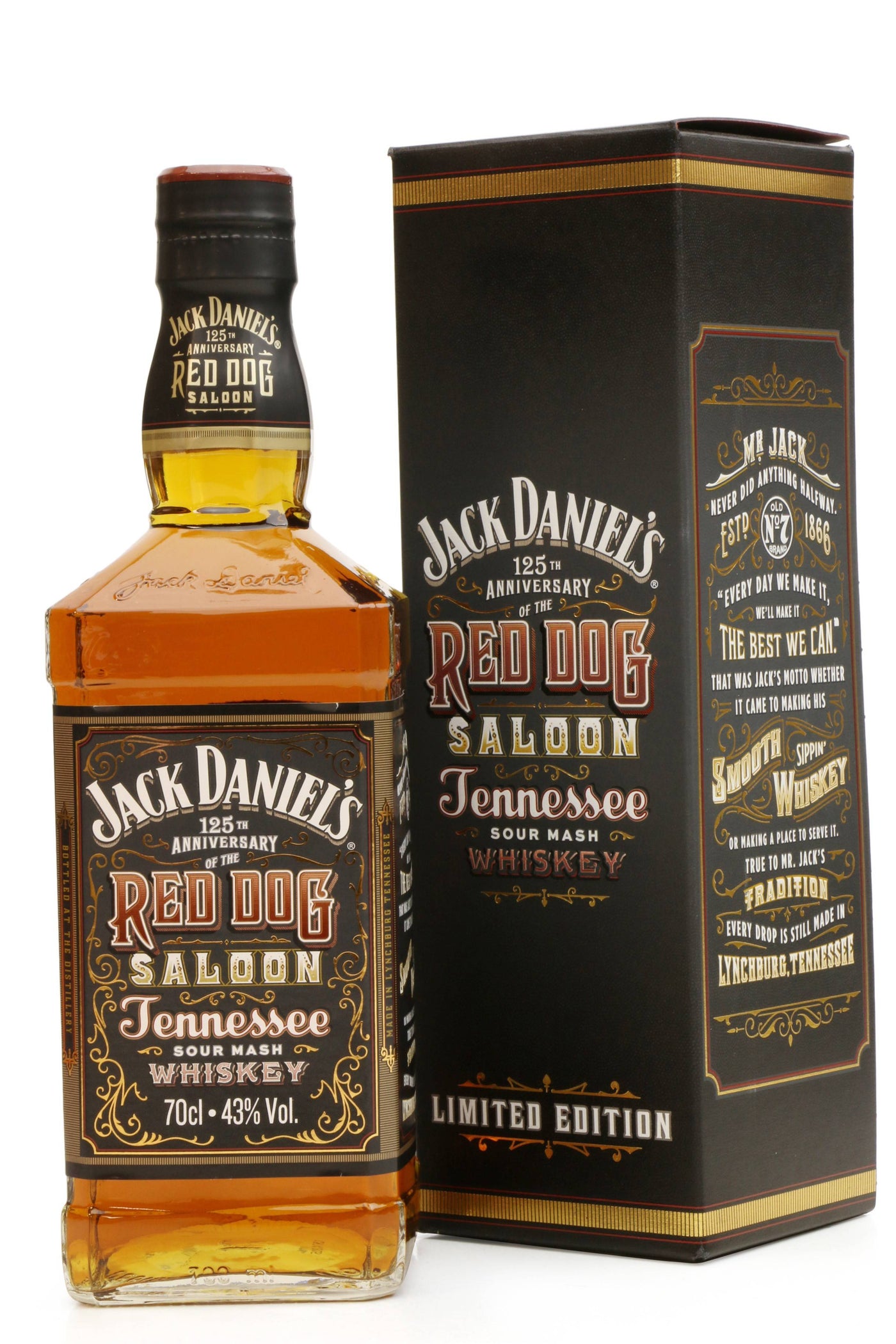 Resonate dart Forbedre BUY] Jack Daniel's 125th Anniversary of the Red Dog Saloon Box Whiskey |  700ML at CaskCartel.com