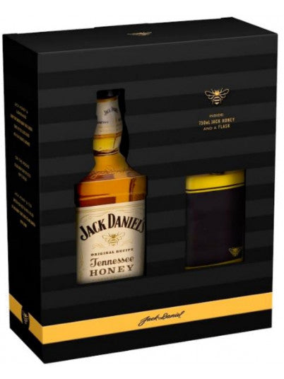 Jack Daniel's Tennessee Honey Whiskey with Flask