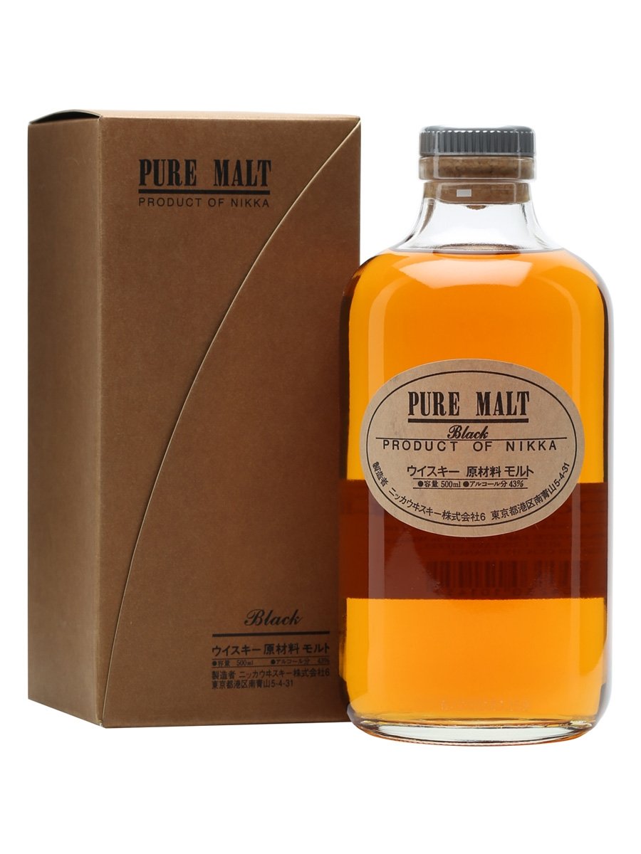 Nikka Pure Malt Black Japanese Whiskey | 500ML  at CaskCartel.com