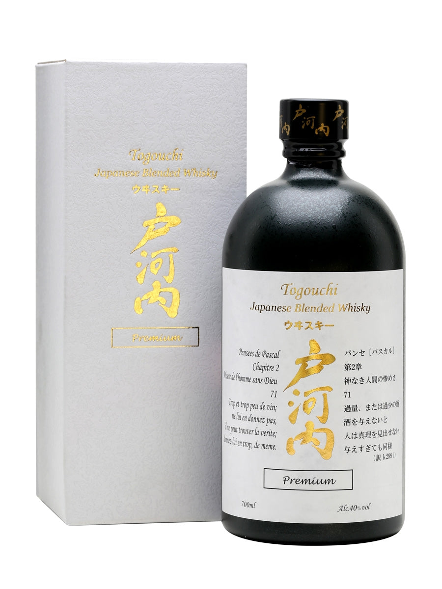ウイスキー SINGLE CASK TOGOUCHI 700ml BUY] Togouchi Premium Japanese Blended Whisky | 700ML at