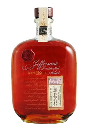 Jefferson's Presidential 18 Year Old Select Batch No. 10 #0062 Kentucky Straight Bourbon Whiskey at CaskCartel.com