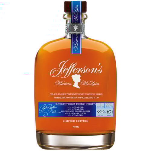Jefferson's Marian McLain Blended Bourbon Whiskey at CaskCartel.com