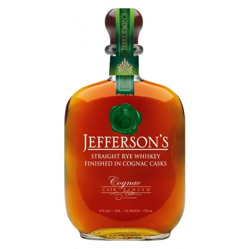 Jefferson's Rye Cognac Cask Finish Straight Rye Whiskey