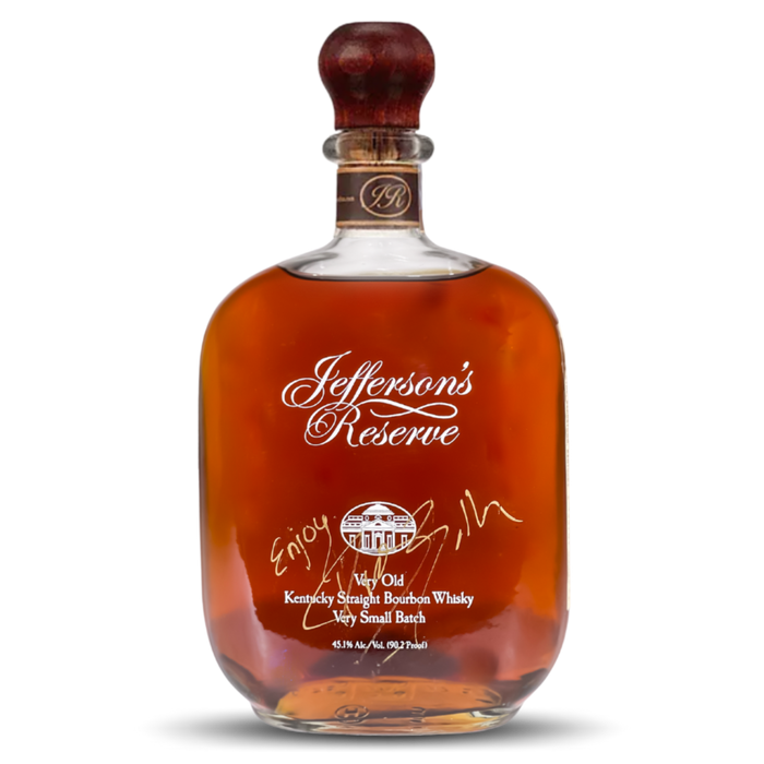Jefferson's Reserve Very Old Straight Bourbon Whiskey | Batch No. 83 | Signed By Master Distiller