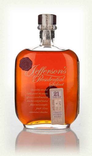 Jefferson's Presidential Select 21 Year Old Batch 6 Straight Bourbon Whiskey - CaskCartel.com