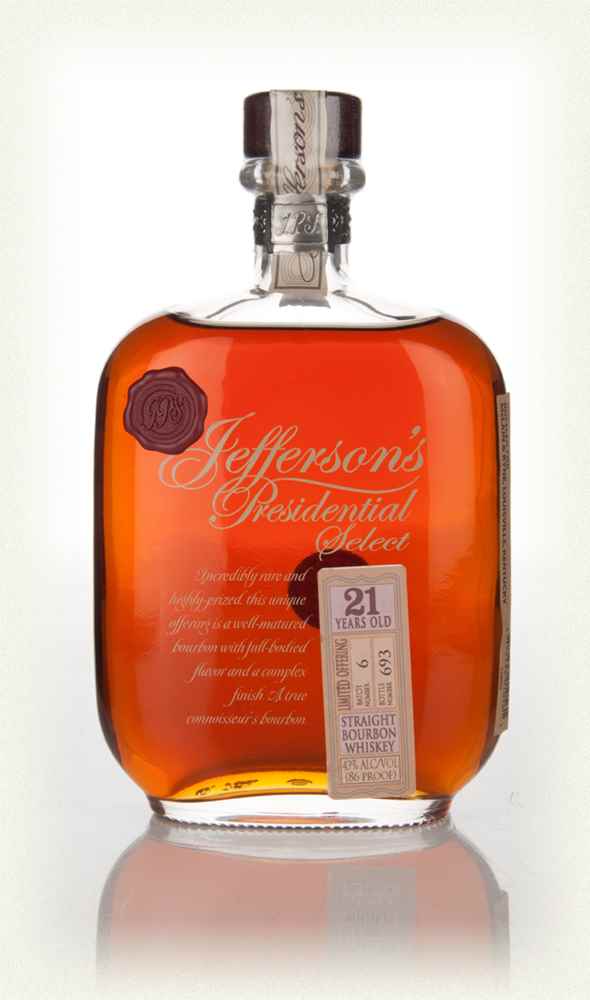 Jefferson's Presidential Select 21 Year Old Batch 6 Straight Bourbon Whiskey