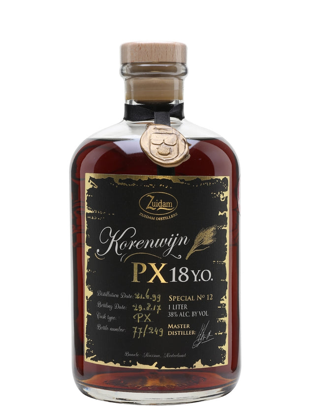 Zuidam Korenwijn 18 Year Old PX Cask Genever Gin | 1L  at CaskCartel.com