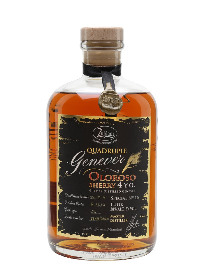 Zuidam Quadruple Oloroso Sherry Cask #16 4 Year Old Genever Gin | 1L