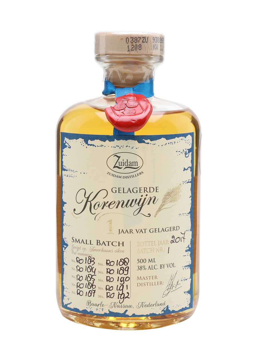 Zuidam 1 Year Old Korenwijn Jenever | 500ML at CaskCartel.com