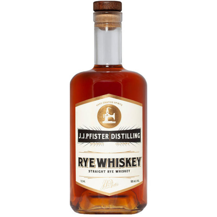 J.J Pfister Distilling Rye Straight Whiskey