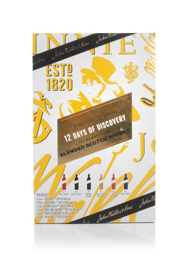 Johnnie Walker 12 Days of Discovery Scotch Whisky | 600ML at CaskCartel.com